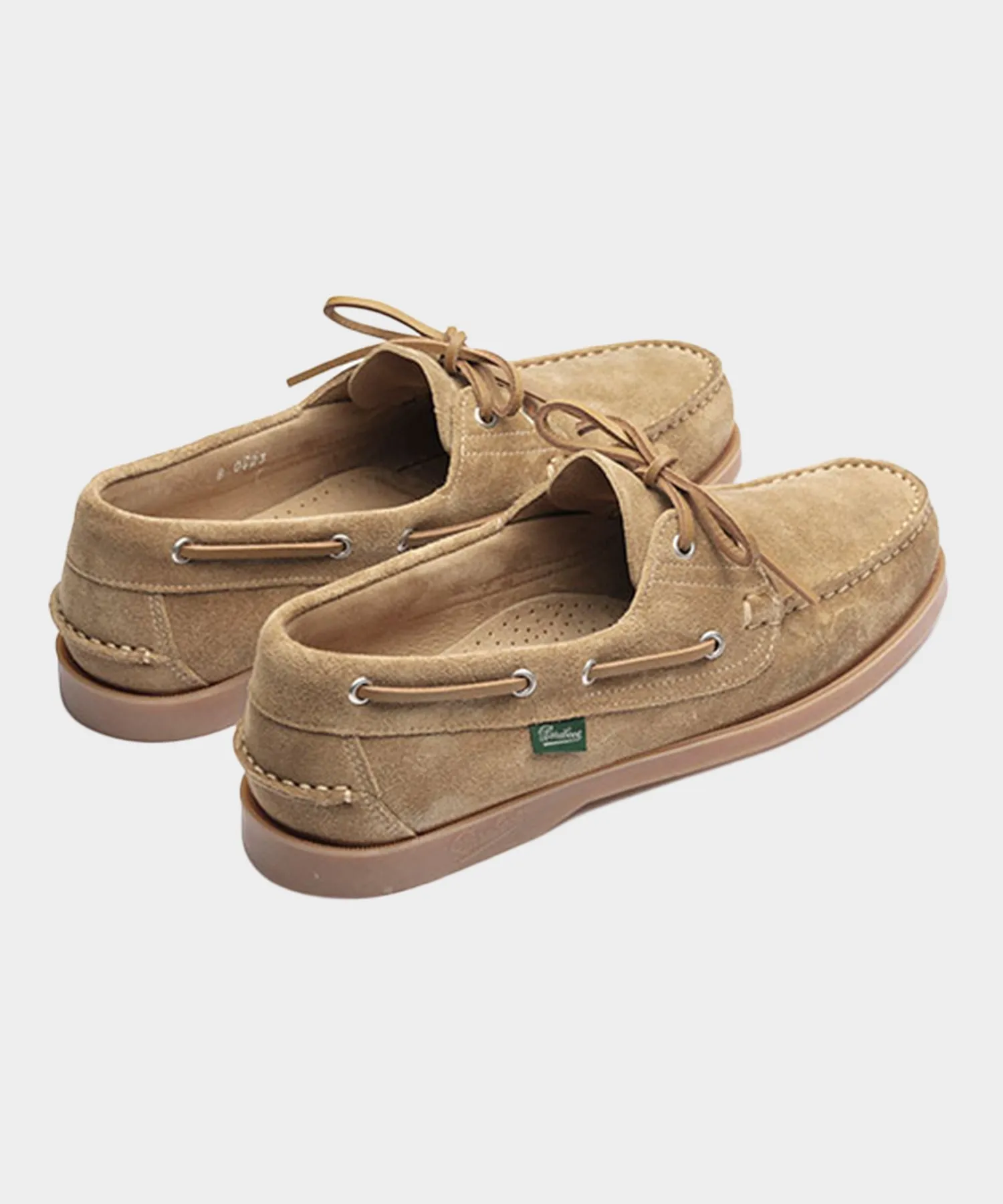 Paraboot Barth Suede Boat Shoes
