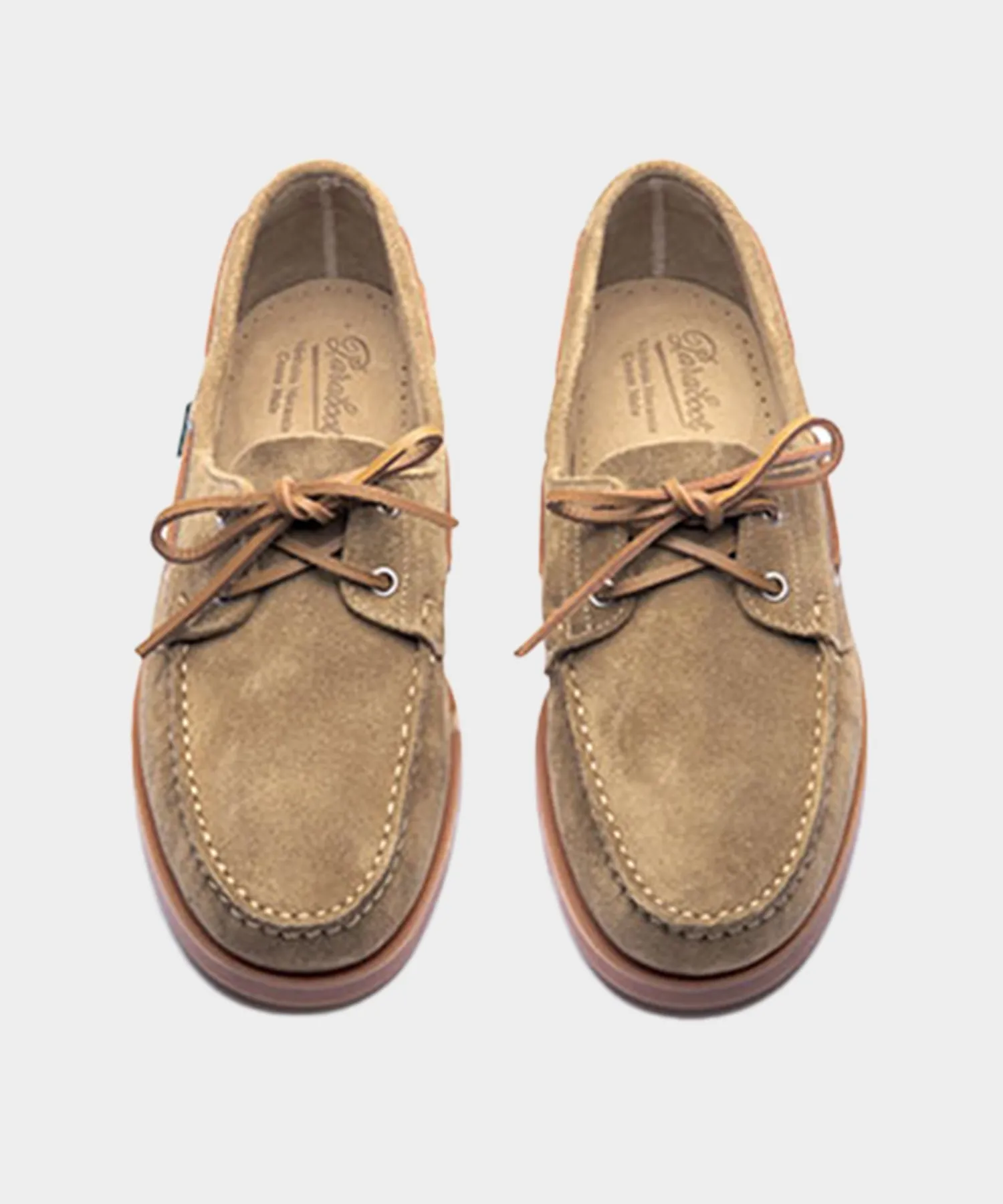 Paraboot Barth Suede Boat Shoes