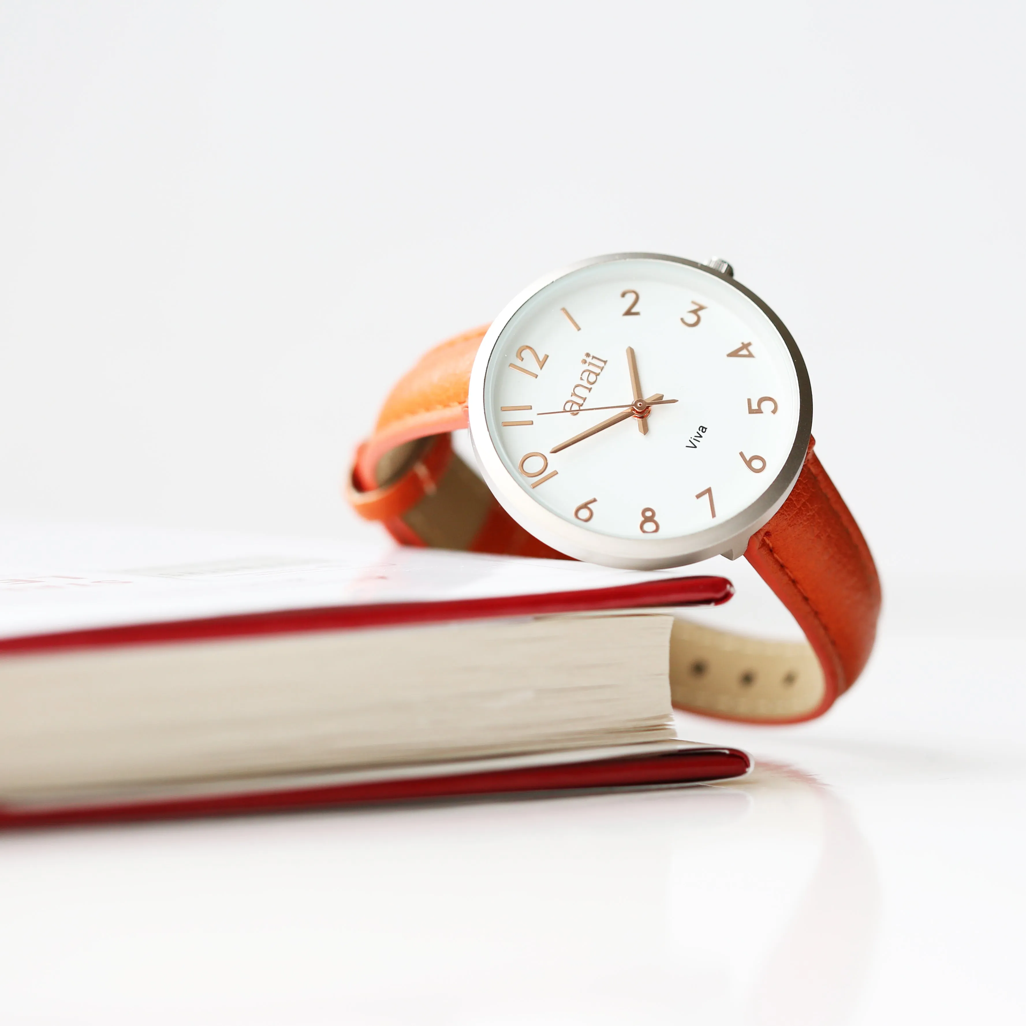 Personalised Women's Blush Red Anaii Watch