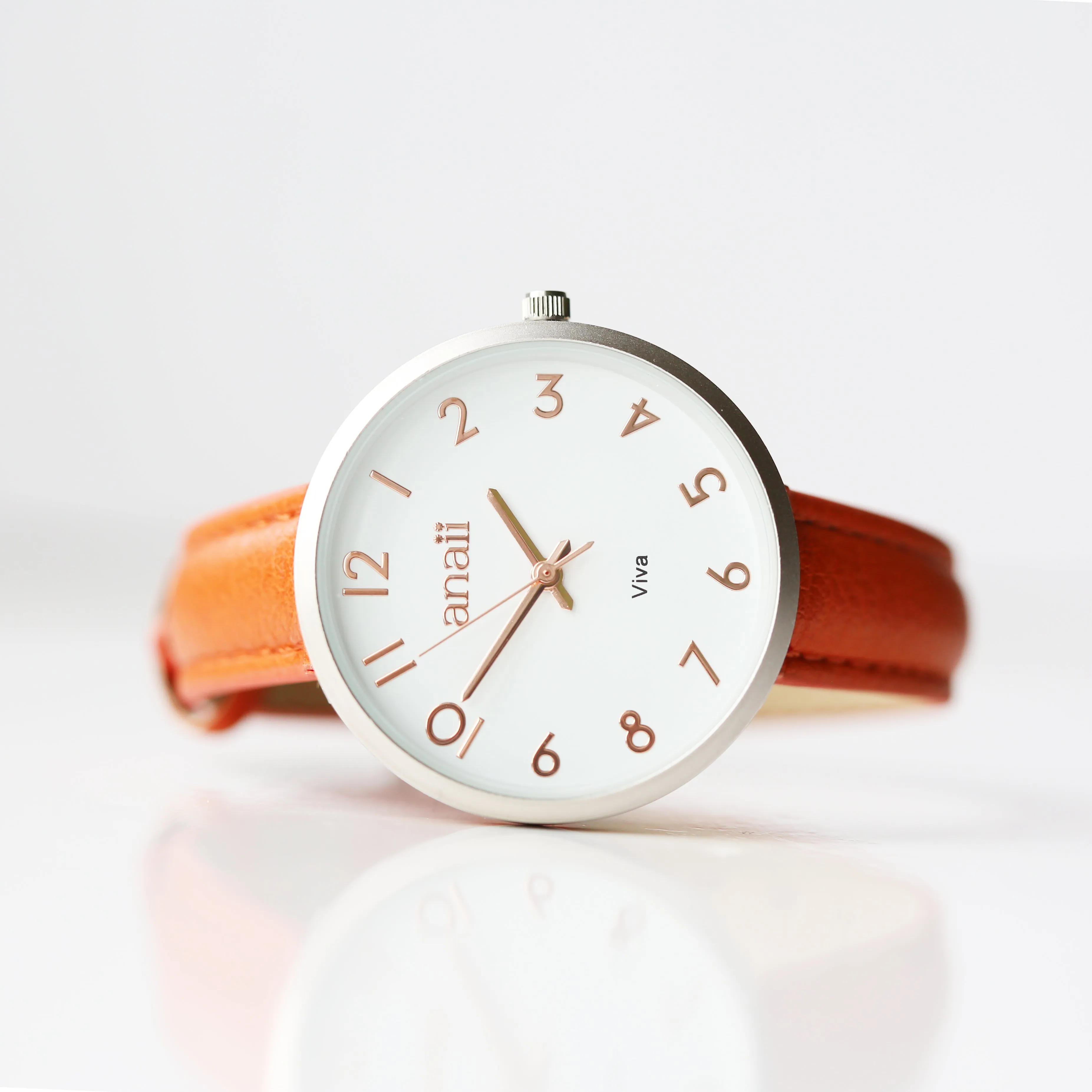 Personalised Women's Blush Red Anaii Watch
