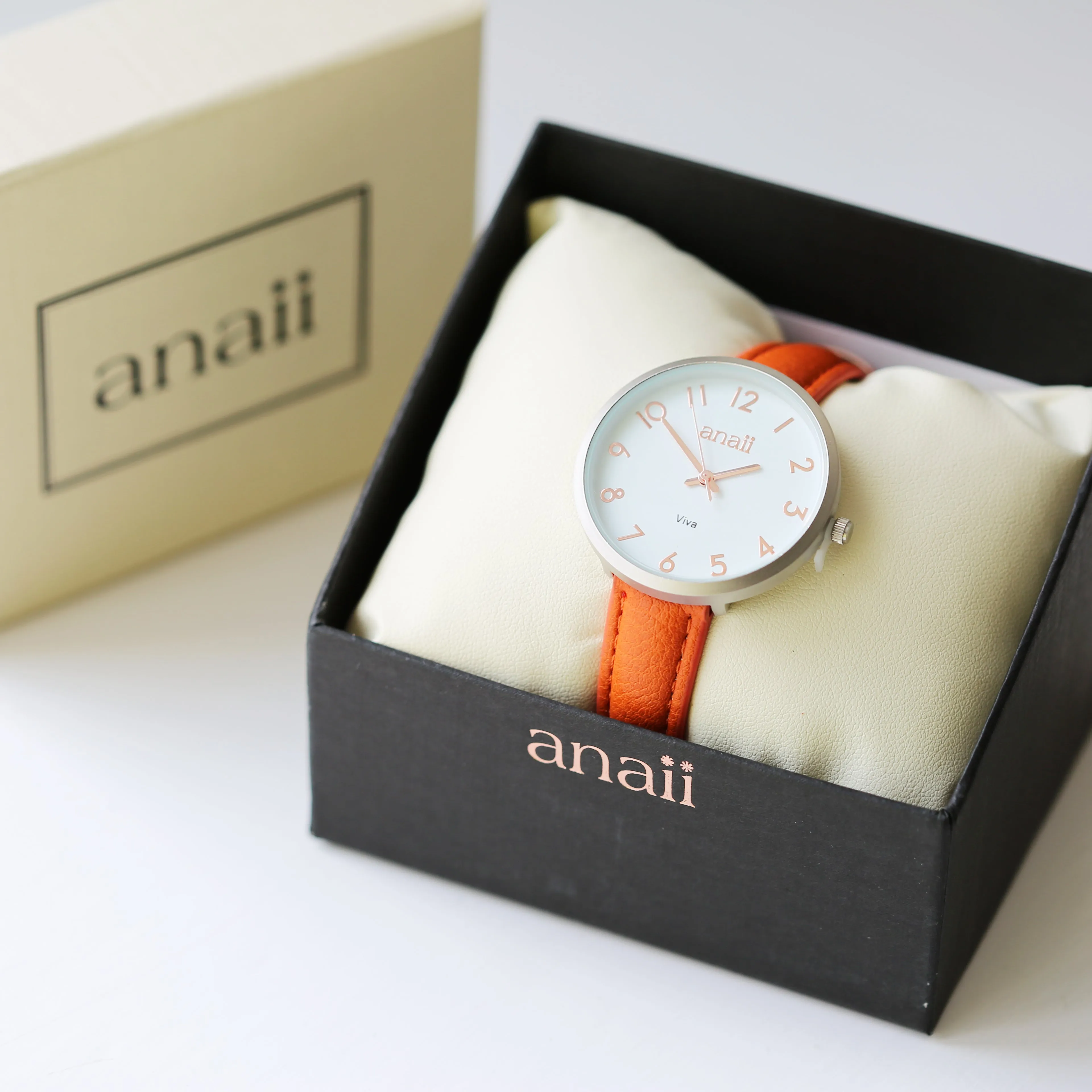 Personalised Women's Blush Red Anaii Watch