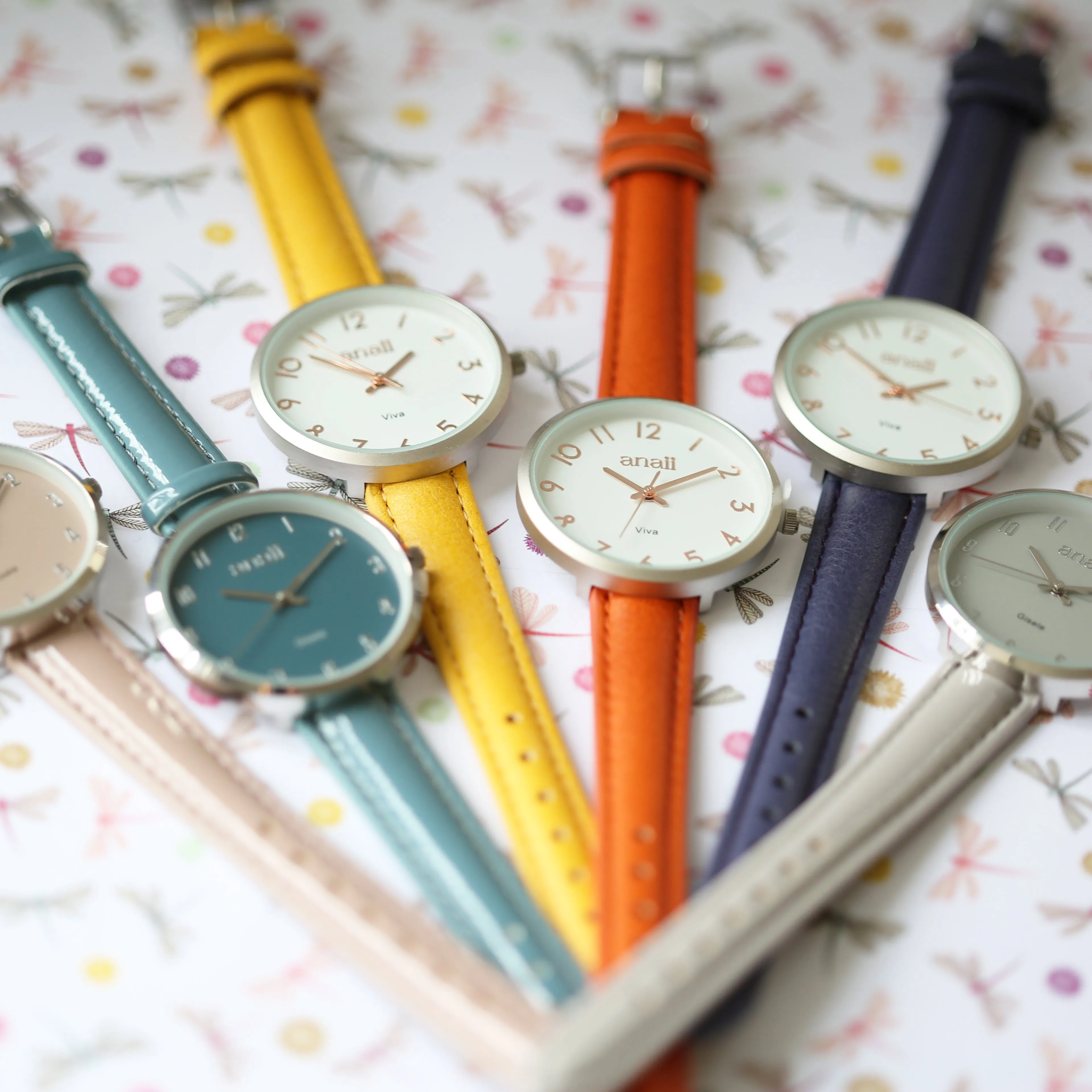 Personalised Women's Blush Red Anaii Watch