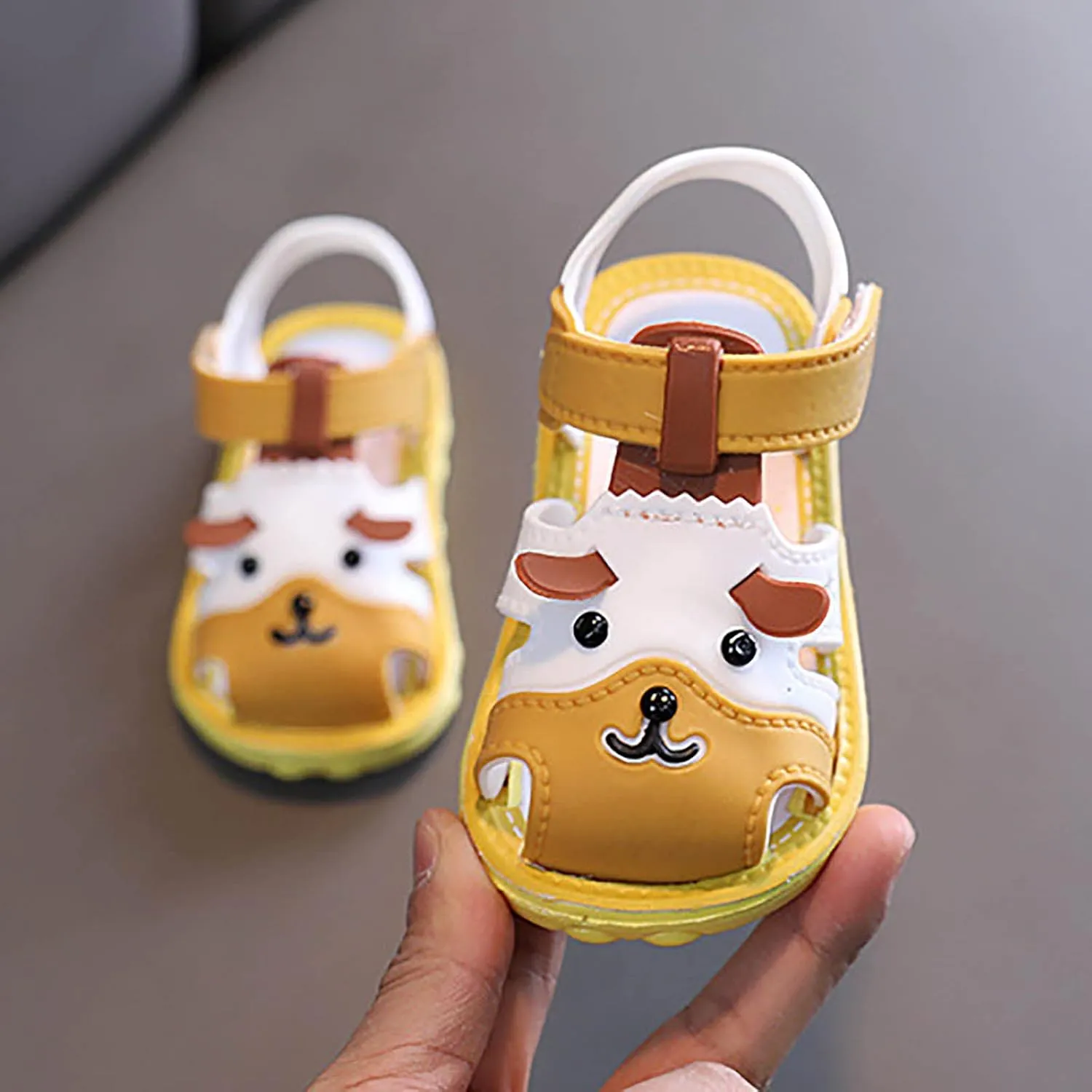 Premium Kids Girls Sandals Soft Non Slip Rubber Sole Toddler Baby Walking Shoes Flat Shoes Pool Slides for Girls