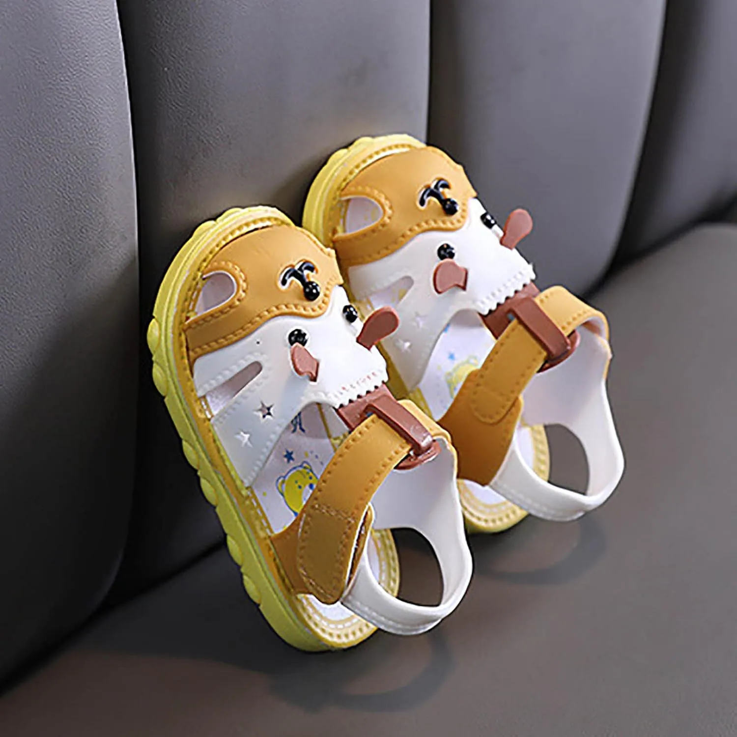 Premium Kids Girls Sandals Soft Non Slip Rubber Sole Toddler Baby Walking Shoes Flat Shoes Pool Slides for Girls