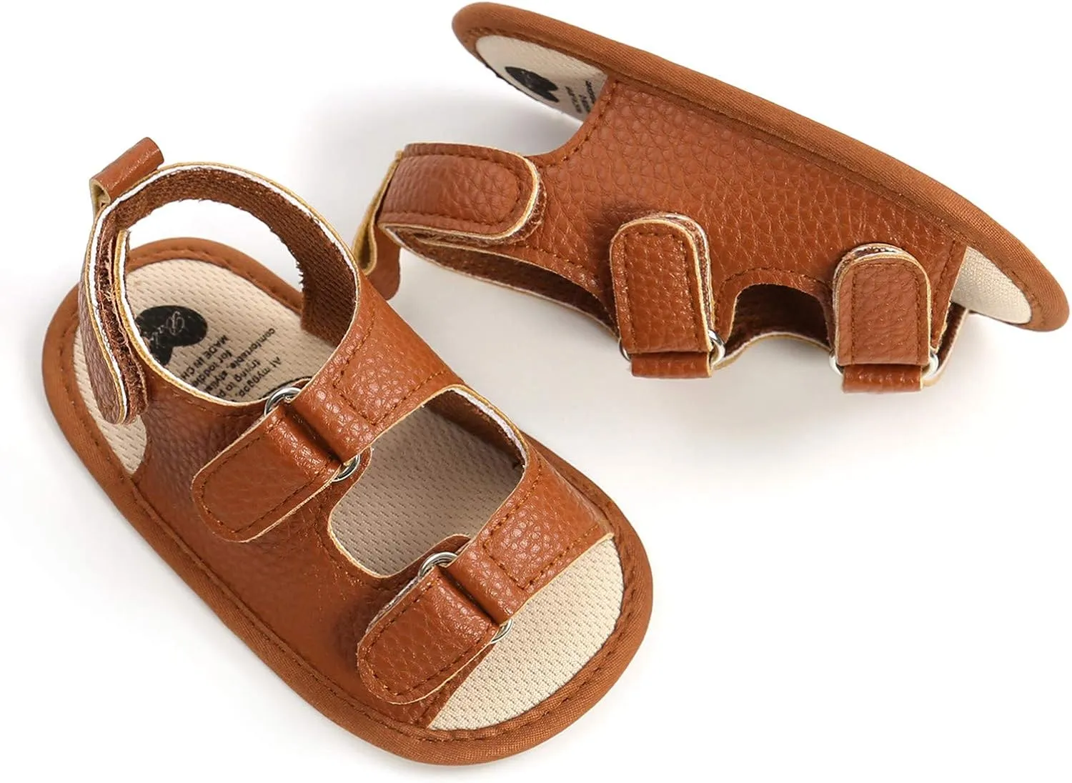 Prewalker Walking Soft Girls Sandals Sole Flat Boys Non-Slip Shoes Baby Rubber Baby Shoes Kids Slide Sandals
