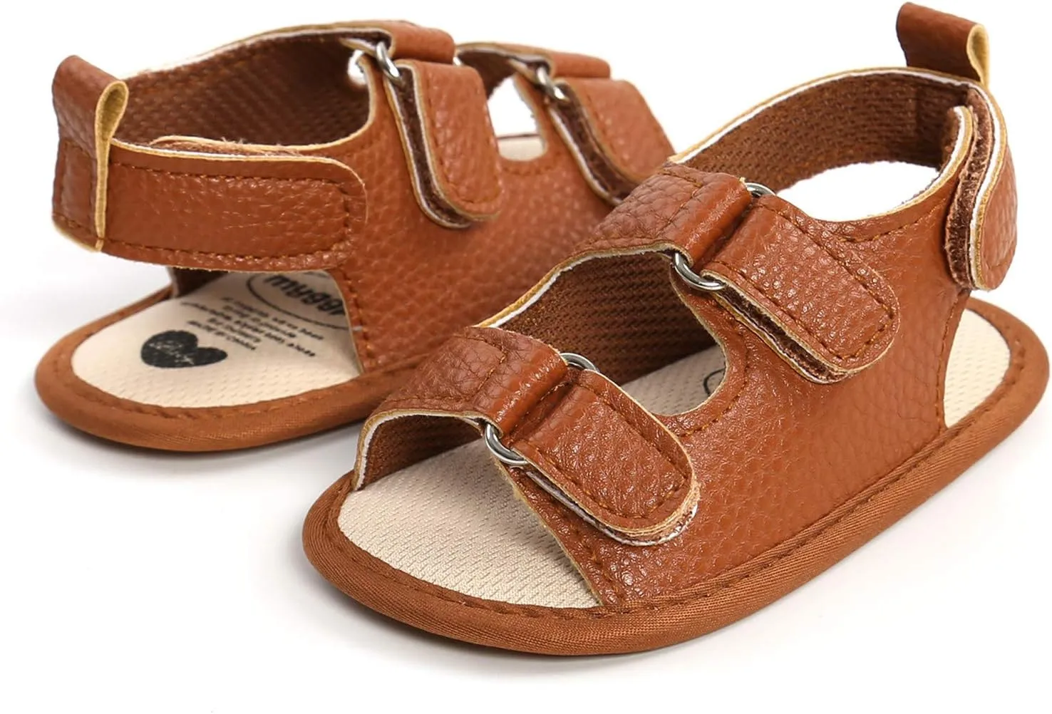 Prewalker Walking Soft Girls Sandals Sole Flat Boys Non-Slip Shoes Baby Rubber Baby Shoes Kids Slide Sandals