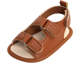 Prewalker Walking Soft Girls Sandals Sole Flat Boys Non-Slip Shoes Baby Rubber Baby Shoes Kids Slide Sandals