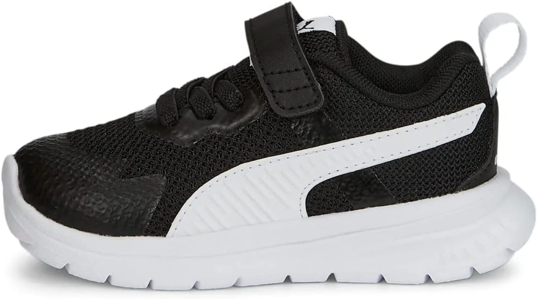 Puma - Infants Evolve Run Mesh Ac  Shoes, Size: 4 M US Toddler, Color: Puma Black/Puma White/Puma Black