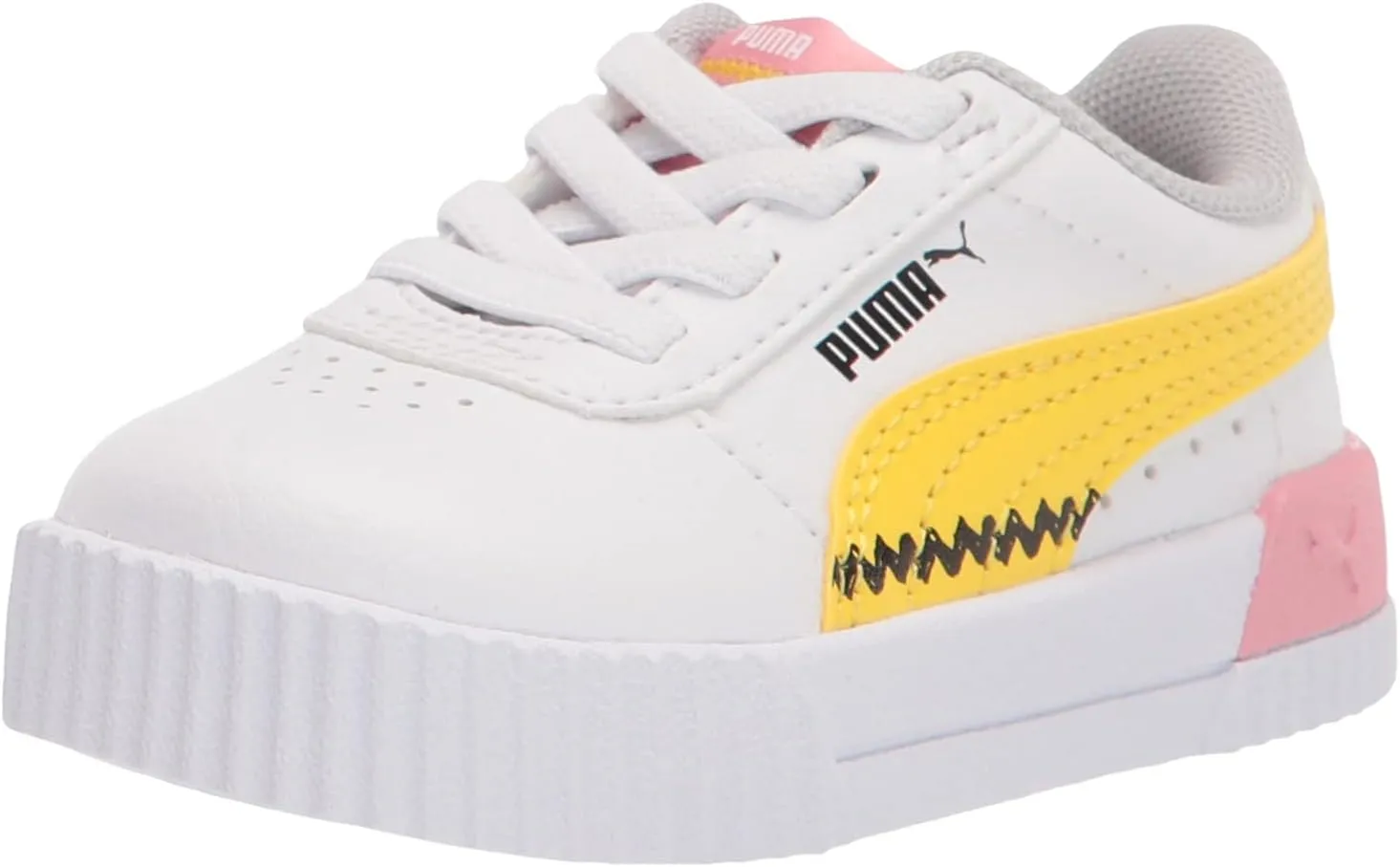 PUMA Unisex-Child Peanuts Carina Slip on Sneaker