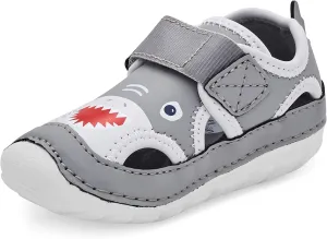 Stride Rite Baby SM Splash Water Shoe, Grey, 3 US Unisex Infant