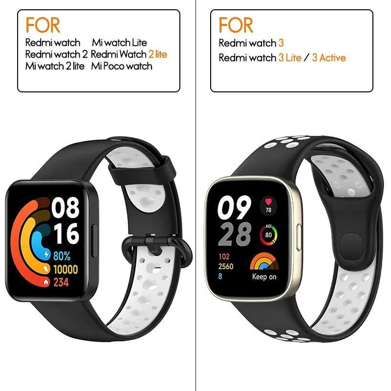 Stylish Silicone Strap for Xiaomi & Redmi Watches