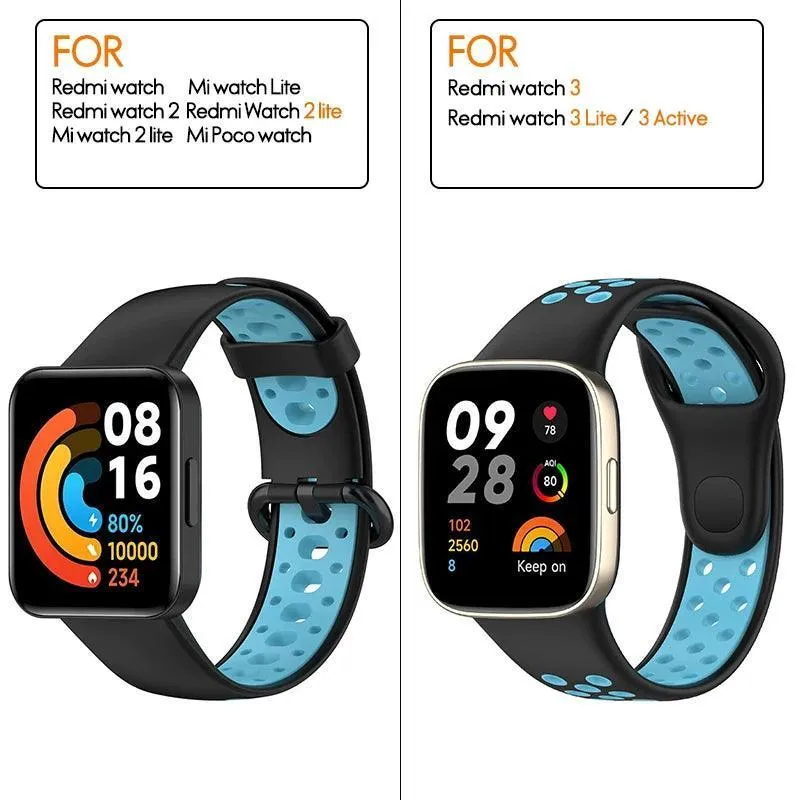 Stylish Silicone Strap for Xiaomi & Redmi Watches