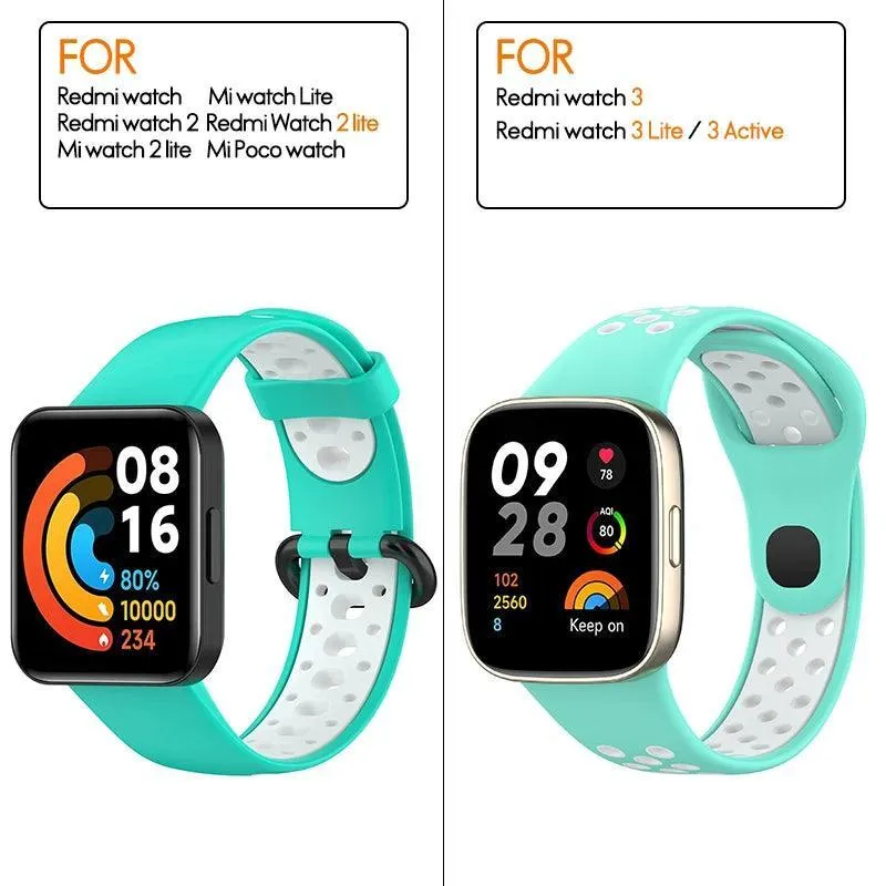 Stylish Silicone Strap for Xiaomi & Redmi Watches