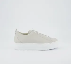Super Soft Chunky Sole Trainer - Pearl