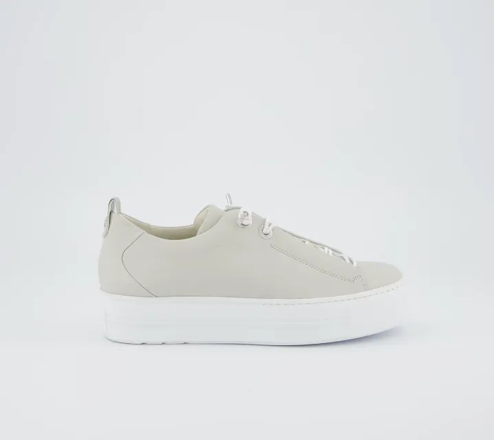 Super Soft Chunky Sole Trainer - Pearl
