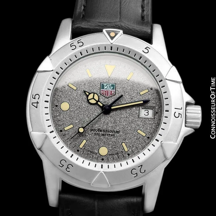 TAG Heuer Professional 1500 Mens Divers Granite Dial Watch - Stainless Steel - WD1211-K-20