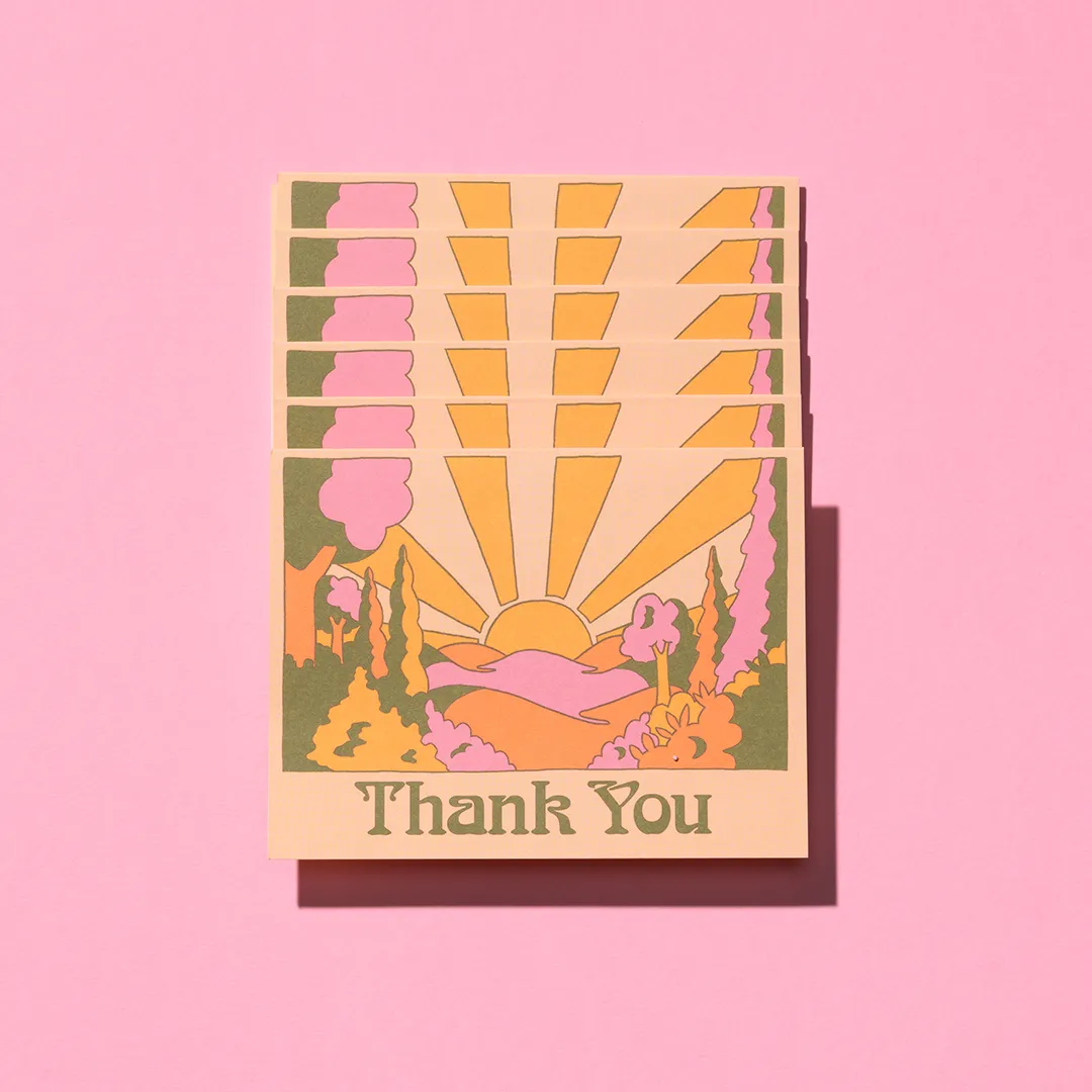 Thank You :: Sunrise Greeting Card