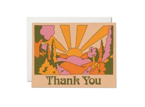 Thank You :: Sunrise Greeting Card