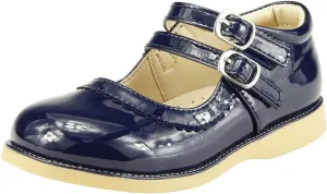 The Doll Maker Girl's Mary Jane Flat for Toddler/Little Kid School Dress Shoes