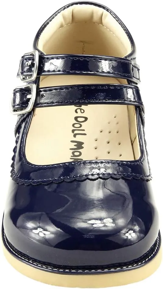 The Doll Maker Girl's Mary Jane Flat for Toddler/Little Kid School Dress Shoes