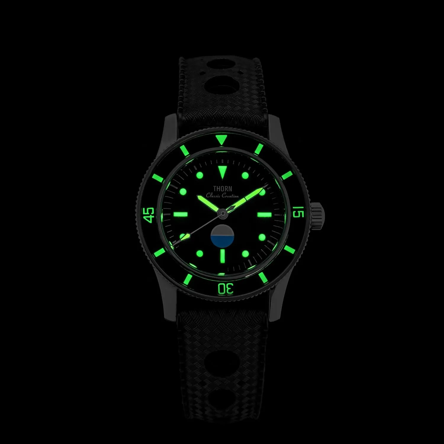 Thorn Titanium Case PT5000 Movement Sapphire Luminous 38mm Automatic Mechanical Diver Watches 20ATM Waterproof