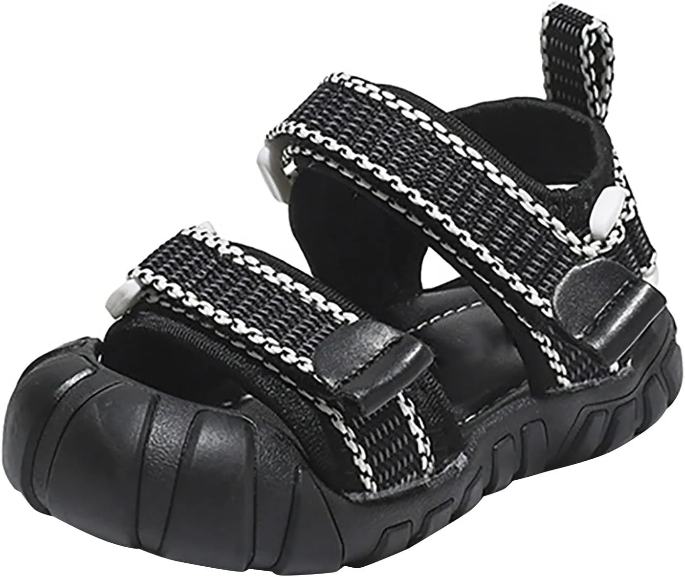 Toddler Baby Boy Convertible Sport Sandal Open Toe PVC Casual Strappy Beach Quick-Drying Daily Solid Shoes