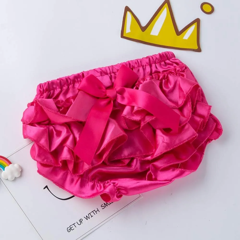 Toddler Baby Infant Girl Bowknot Ruffle Nappy Underwear Panty Baby Shoes
