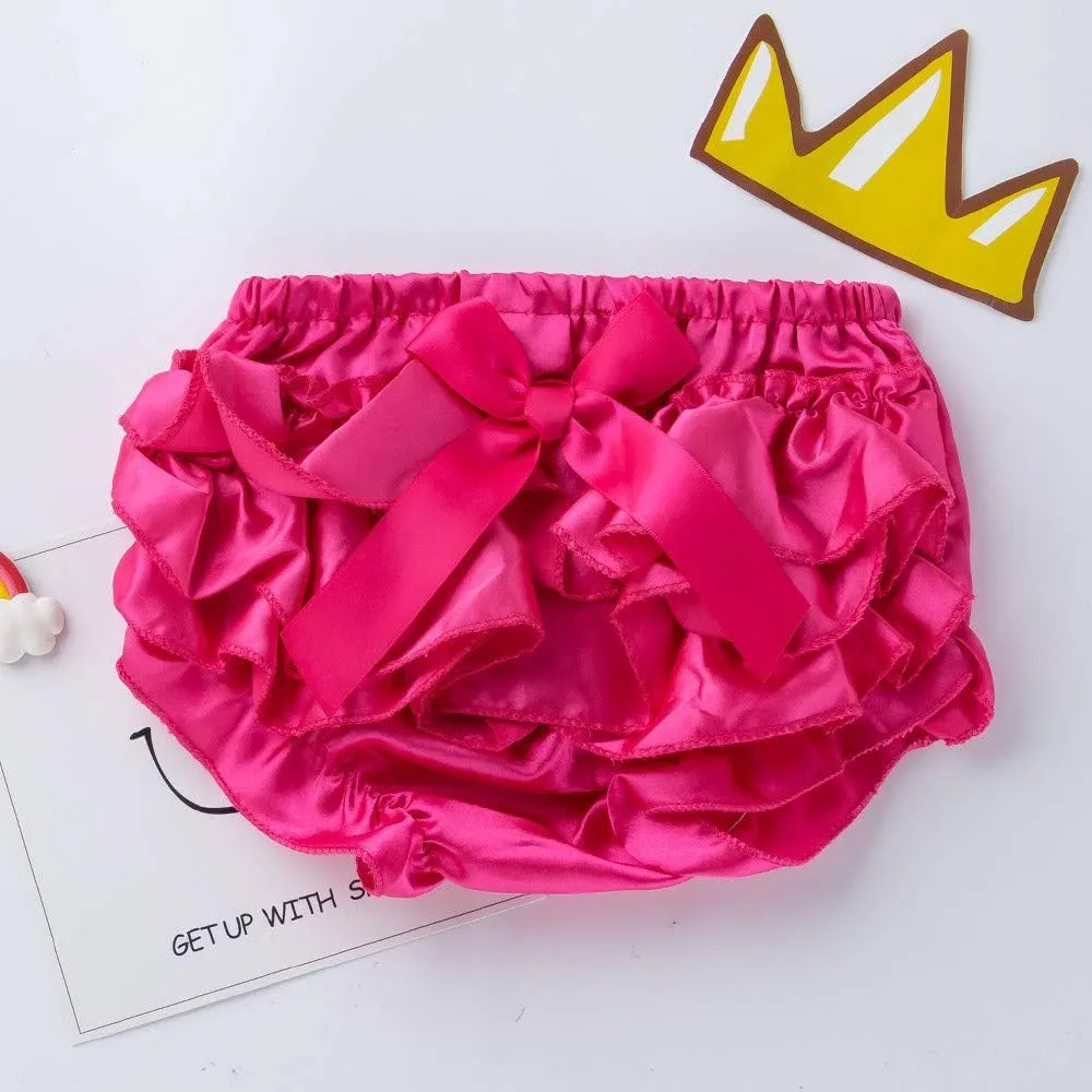 Toddler Baby Infant Girl Bowknot Ruffle Nappy Underwear Panty Baby Shoes