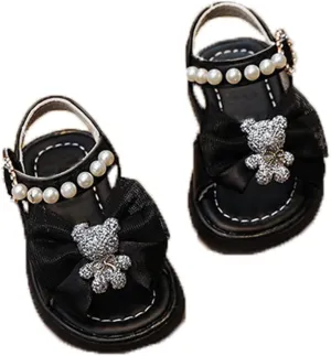 toddlers sandal For Children Wearing Beach Shoes Pearl Soft Sole