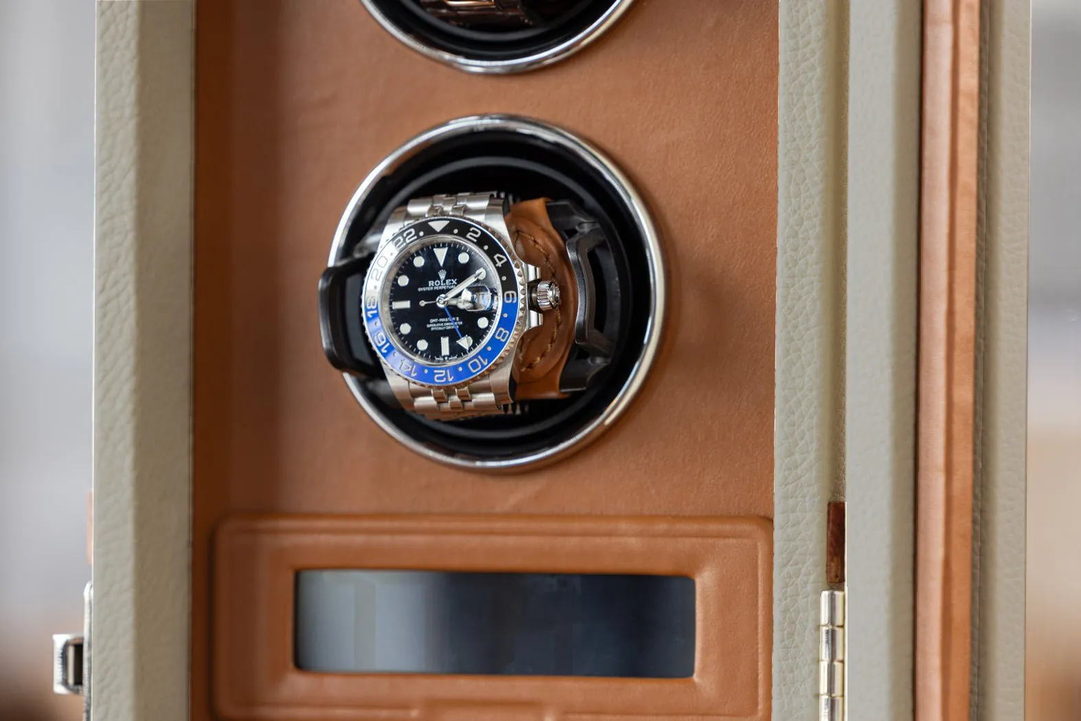 Watch Winder - Togo Beige