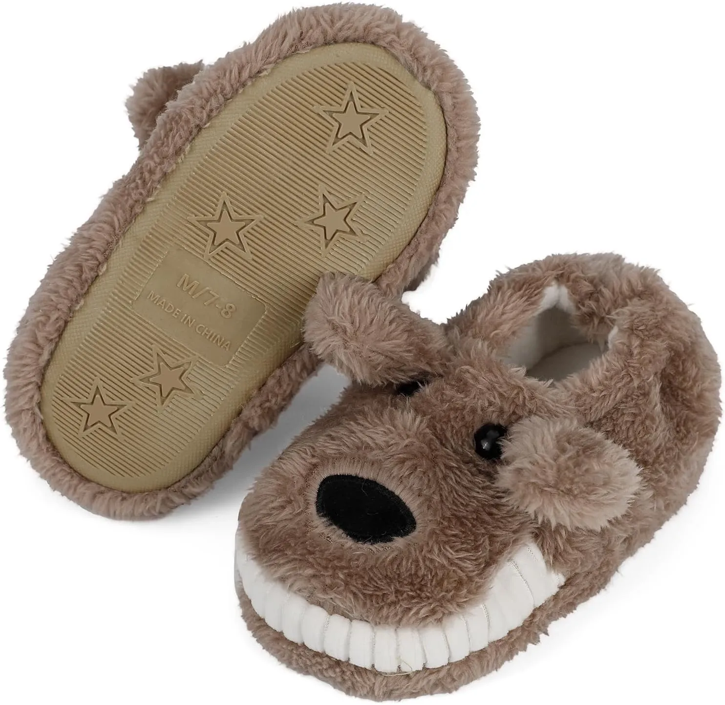 Winter Slippers For Girls Cartoon Animal Slippers Toddler Warm Plush House Shoes Little Kids Home Slippers