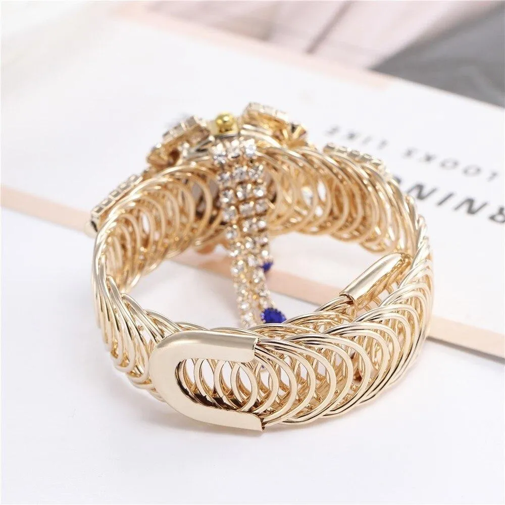 Women Quartz Rhinestone Bracelet Watches