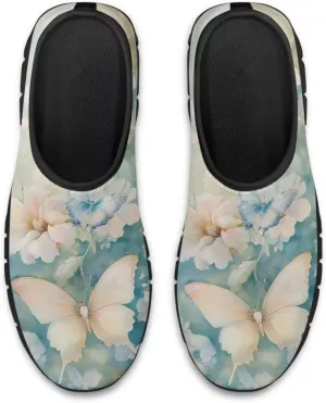 Women's Fashion Sneakers Slip On Walking Loafers Travel ShoesBlack Sole